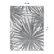 World Rug Gallery Tropical Leaves Nature Inspired Indoor/Outdoor Area Rug 5' x 7' Gray 4030GRAY5X7 - alternate 2